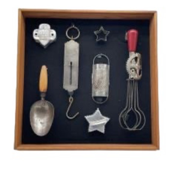 Vintage Tannery Lane Co. Wall Decor Kitchen Utensils And Gadget Framed…